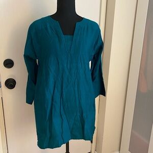 Teal Women's Tunic Top